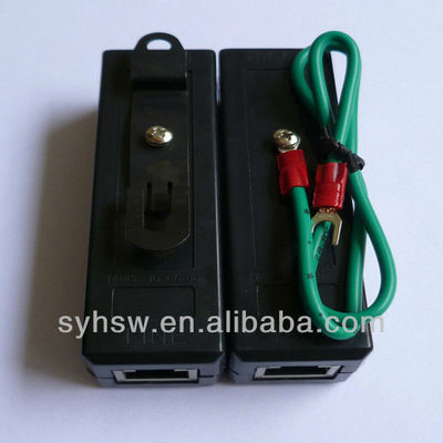 26*26*95mm RJ45 POE 1000 protettore da sovratensioni per la protezione da fulmini a 48V di tensione di linea