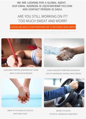 Liquid Roll-On Antiperspirant Efficace Rimuovi sudorazione mani e piedi